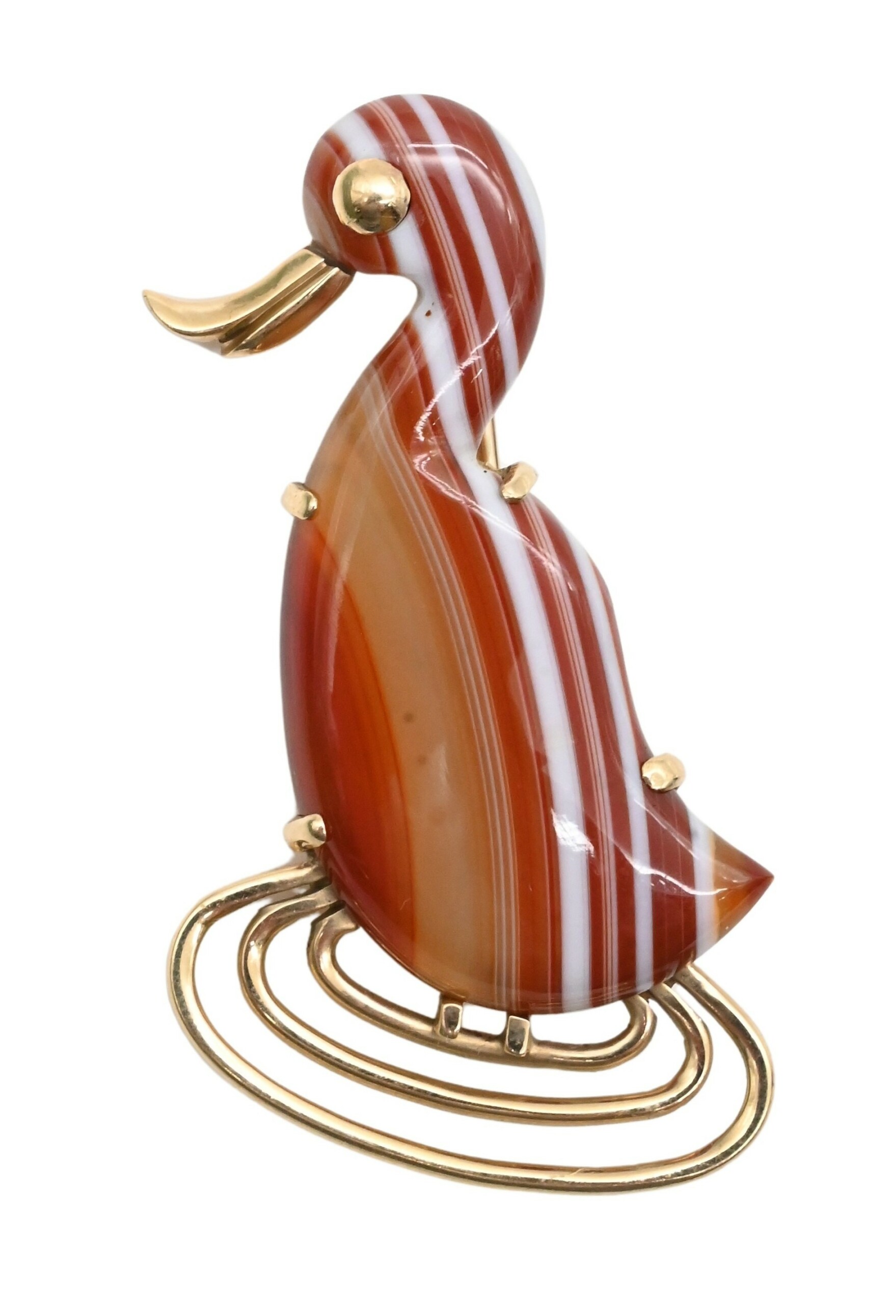 Tiffany 14K Gold Duck