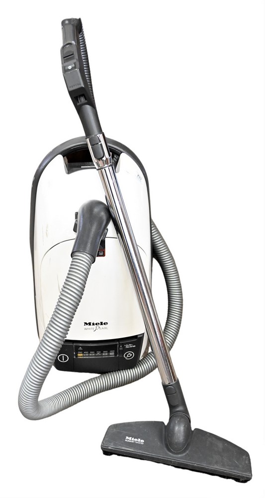 Miele White Vacuum, having parquet